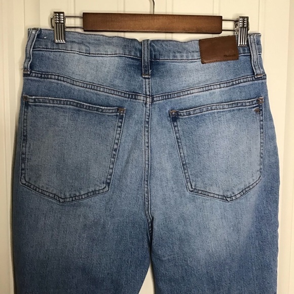 Madewell Tall Slim Demi-Boot Jeans in Denis Wash. - Picture 14 of 15